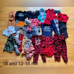 Baby girl bundle 12-18 months